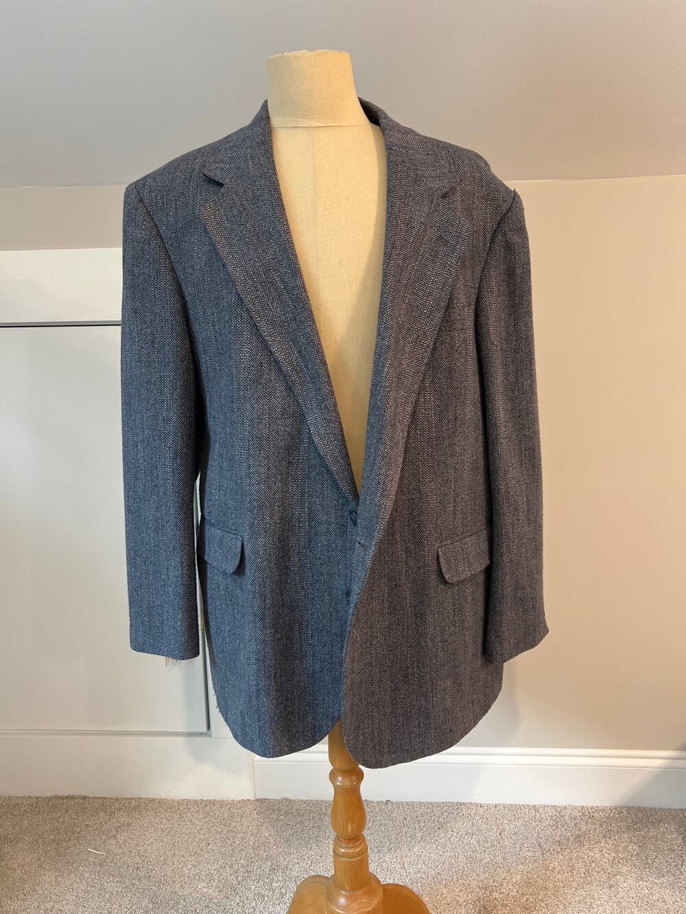 Mens Haggar Sport Coar SZ 46 R